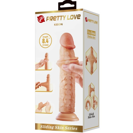 PRETTY LOVE KEON DILDO REALISTICO 21 CM NATURAL