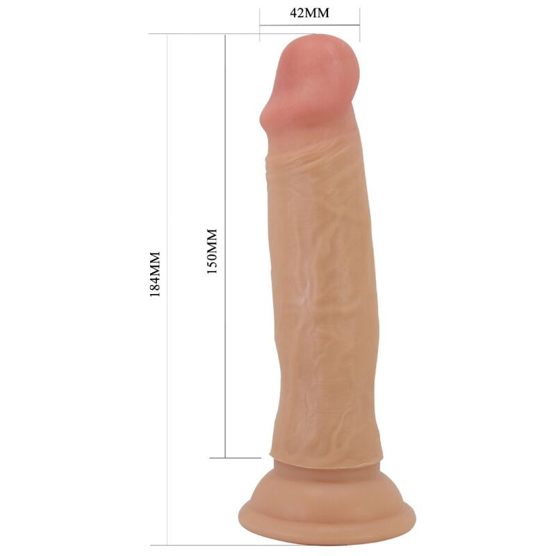 PRETTY LOVE QUENTIN DILDO REALISTICO 18 CM NATURAL