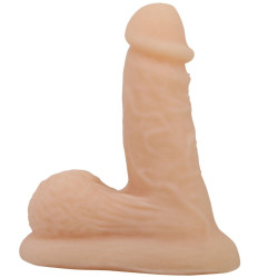 PRETTY LOVE WILDON DILDO ULTRA REALISTICO Y ELASTICO 10 CM NATURAL