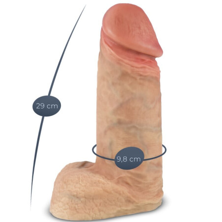 SILEXD MODELO 1 XTREME PENE REALISTICO SILICONA PREMIUM 28 CM