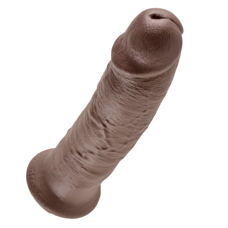 KING COCK 10 PENE MARRON 254 CM