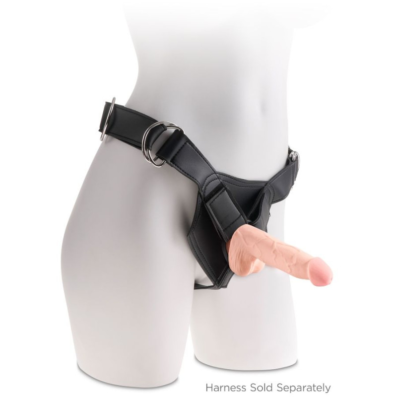 KING COCK DILDO TRIPLE DENSIDAD 14 CM