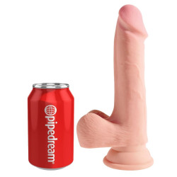 KING COCK DILDO TRIPLE DENSIDAD 19 CM 2