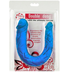 BAILE DOUBLE DONG DILDO DOBLE AZUL 2