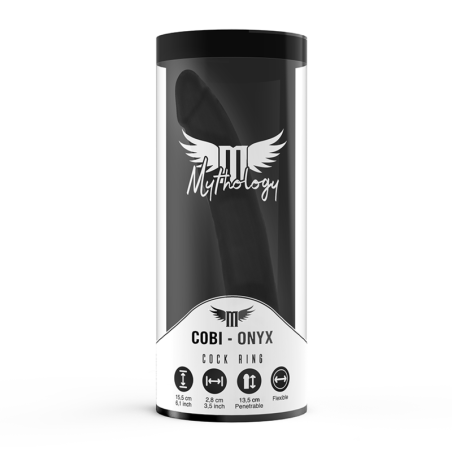 MYTHOLOGY COBI ONYX ACCOMODATOR ARNES PARA DOBLE PENETRACION SILICONA