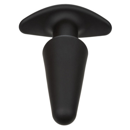CALEXOTICS ROCK BOTTOM PLUG ANAL CONICO 10 VIBRACIONES SILICONA NEGRO