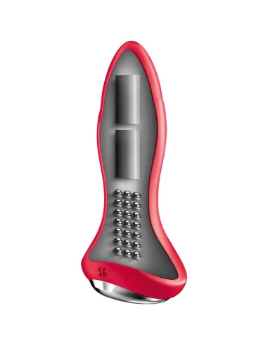 SATISFYER ROTATOR PLUG 1 PLUG VIBRADOR APP ROJO