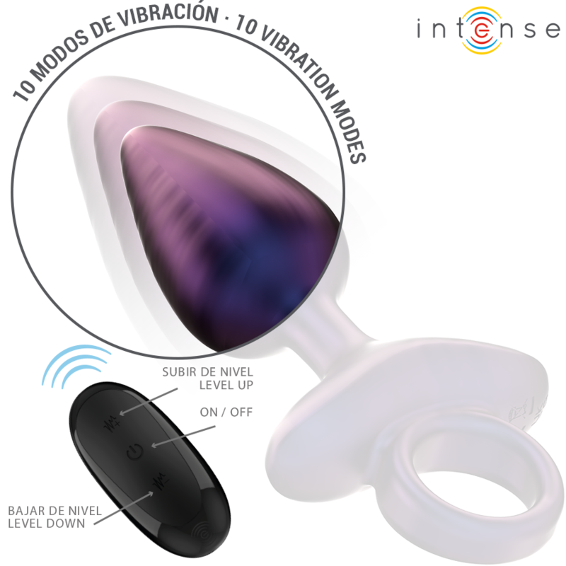 INTENSE MICHAEL PLUG ANAL VIBRADOR MODELO 2 CONTROL REMOTO