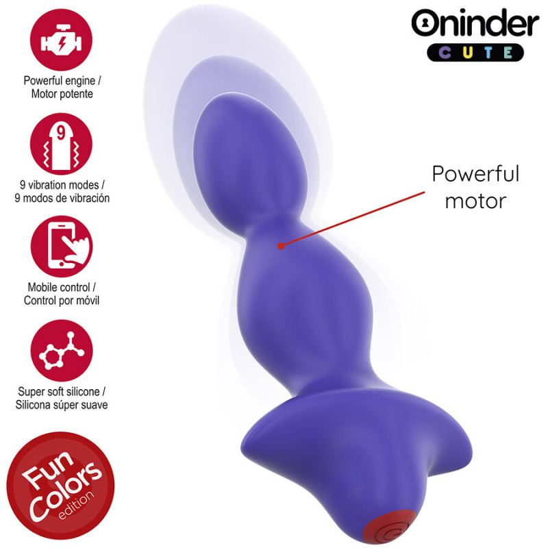 ONINDER CUTE LOVE BUTT VIBRADOR PLUG ANAL DILATADOR APP MUNDIAL GRATUITA