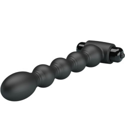PRETTY LOVE LYNN PLUG ANAL SILICONA 10 VIBRACIONES NEGRO 2