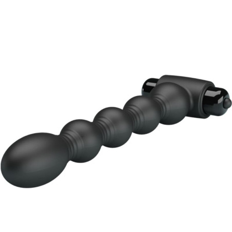PRETTY LOVE LYNN PLUG ANAL SILICONA 10 VIBRACIONES NEGRO