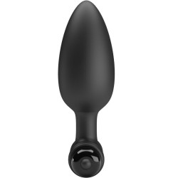 PRETTY LOVE VIBRA BUTT PLUG 2 PLUG ANAL 10 VIBRACIONES NEGRO 2