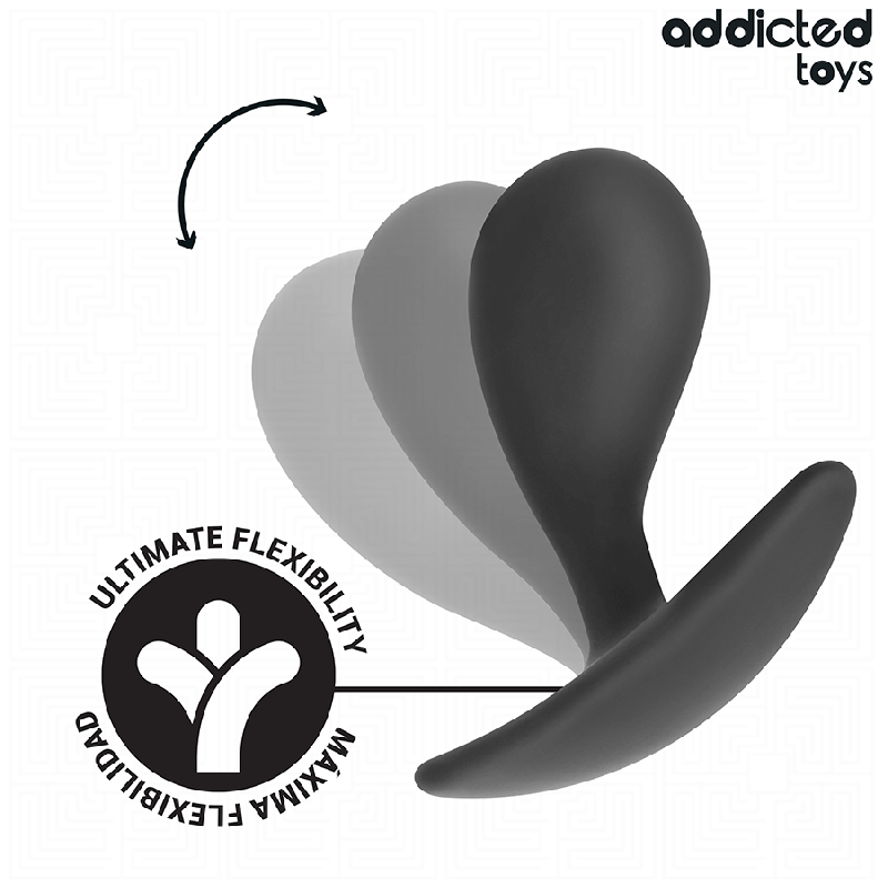 ADDICTED TOYS SET DE 3 PLUG ANAL SILICONA MODELO 3