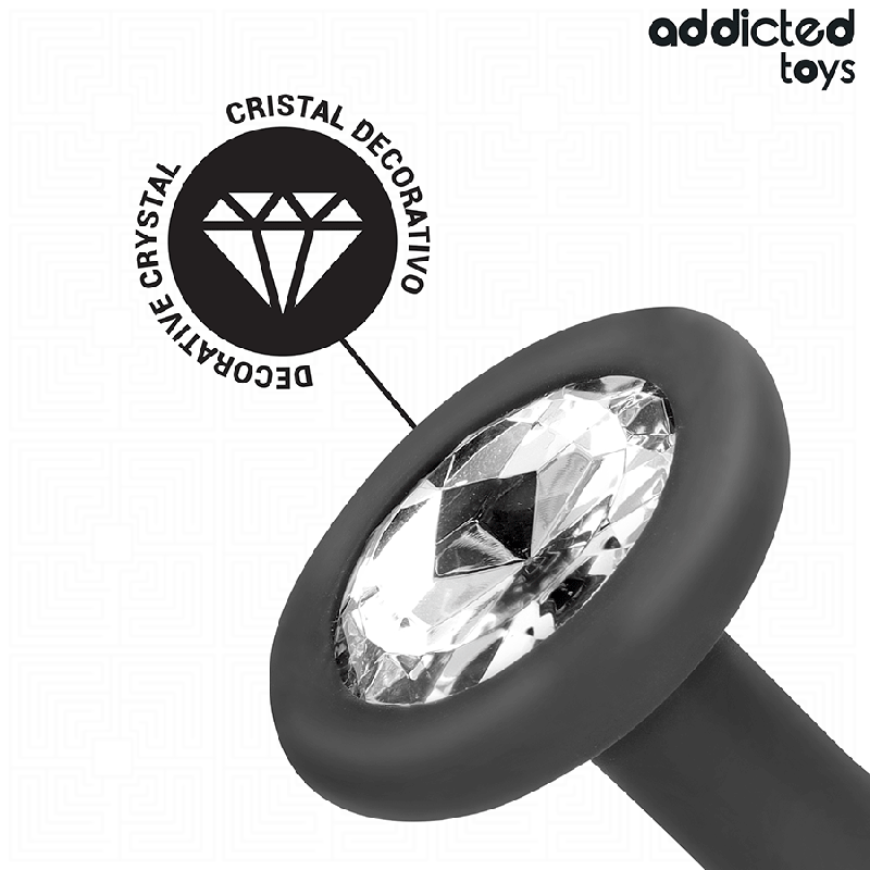 ADDICTED TOYS SET DE 3 PLUG SILICONA ANAL CON JOYA