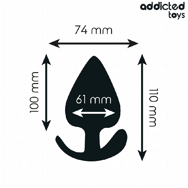 ADDICTED TOYS PLUG ANAL SILICONA TALLA XXL 11 CM