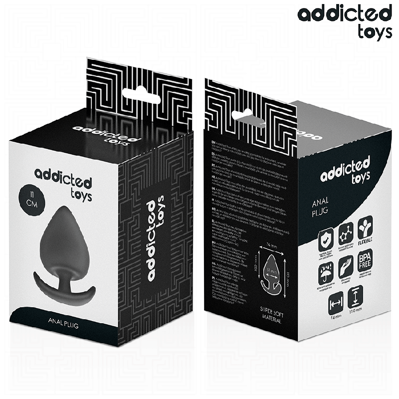 ADDICTED TOYS PLUG ANAL SILICONA TALLA XXL 11 CM