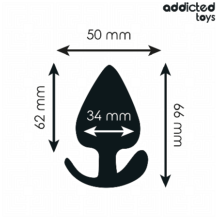 ADDICTED TOYS PLUG ANAL SILICONA TALLA M 66 CM