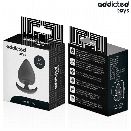 ADDICTED TOYS PLUG ANAL SILICONA TALLA M 66 CM