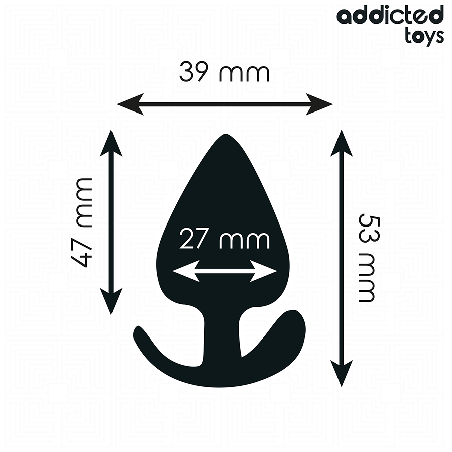 ADDICTED TOYS PLUG ANAL SILICONA TALLA S 53 CM