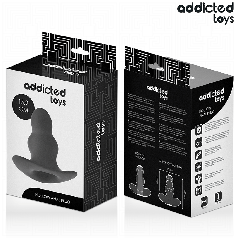 ADDICTED TOYS PLUG ANAL HUECO SILICONA TALLA XL 139 CM
