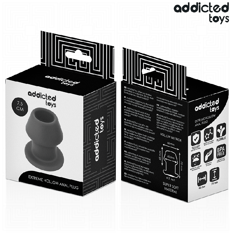 ADDICTED TOYS PLUG ANAL HUECO EXTREM SILICONA TALLA S 75 CM