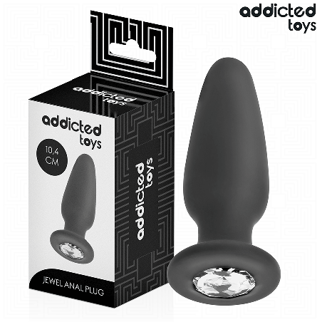 ADDICTED TOYS PLUG ANAL CON JOYA SILICONA TALLA M 104 CM