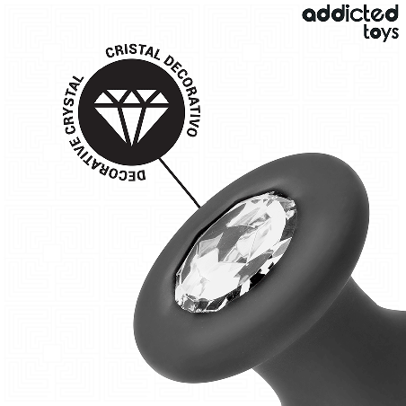 ADDICTED TOYS PLUG ANAL CON JOYA SILICONA TALLA M 104 CM