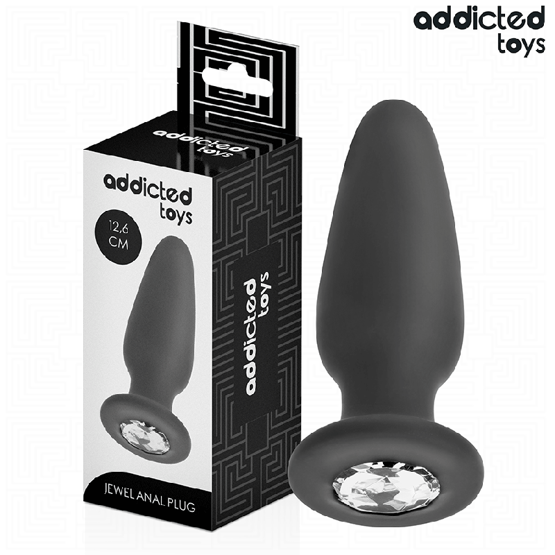 ADDICTED TOYS PLUG ANAL CON JOYA SILICONA TALLA L 126 CM