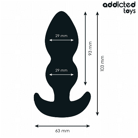 ADDICTED TOYS PLUG ANAL SILICONA TALLA S 103 CM