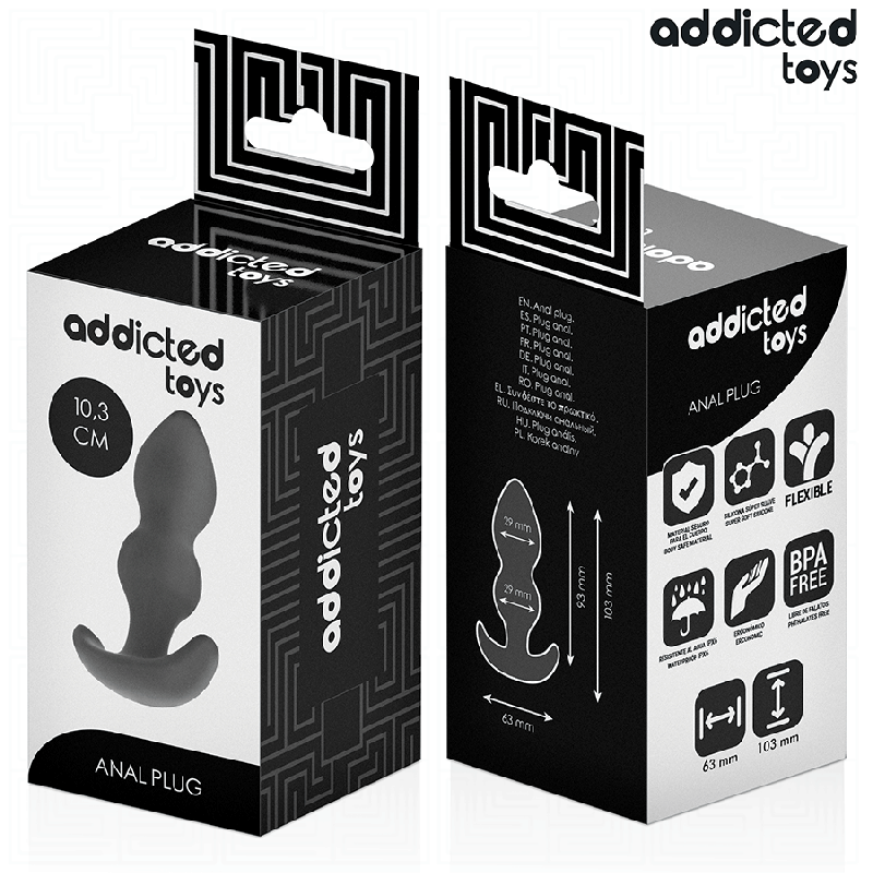 ADDICTED TOYS PLUG ANAL SILICONA TALLA S 103 CM
