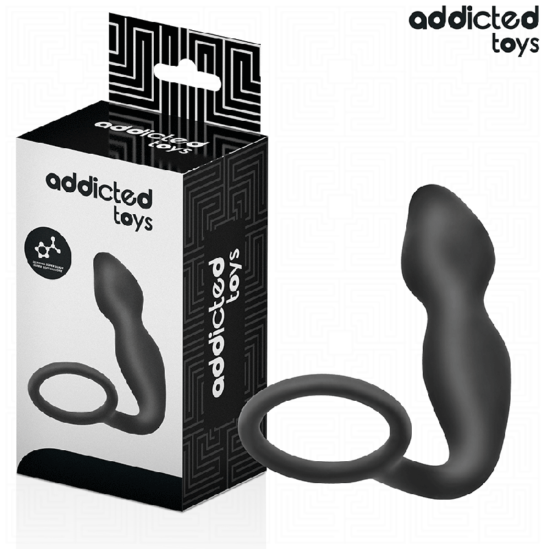 ADDICTED TOYS PLUG ANAL CON ANILLO SILICONA MODELO 2
