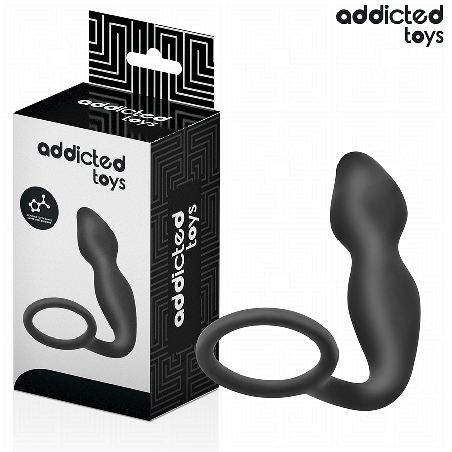ADDICTED TOYS PLUG ANAL CON ANILLO SILICONA MODELO 2