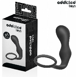 ADDICTED TOYS PLUG ANAL CON ANILLO SILICONA MODELO 3 2
