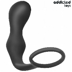 ADDICTED TOYS PLUG ANAL CON ANILLO SILICONA MODELO 3