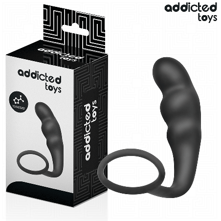 ADDICTED TOYS PLUG ANAL CON ANILLO SILICONA MODELO 4