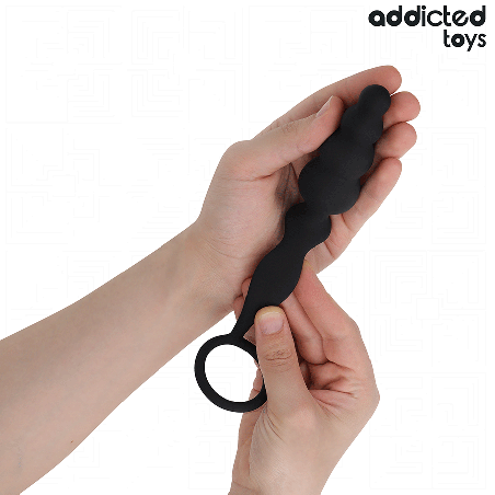 ADDICTED TOYS PLUG ANAL CON ANILLO SILICONA MODELO 5
