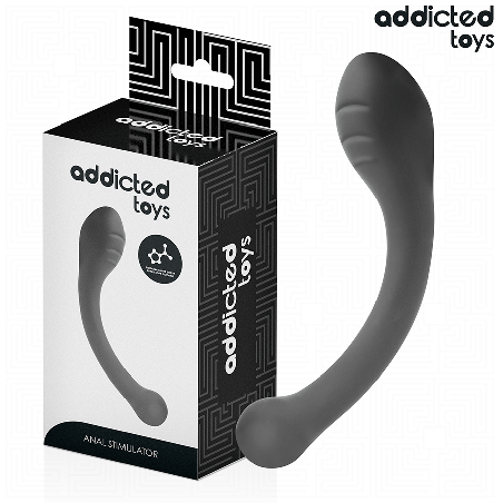 ADDICTED TOYS ESTIMULADOR ANAL DOBLE SILICONA 18 CM