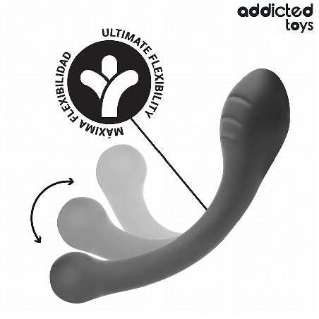 ADDICTED TOYS ESTIMULADOR ANAL DOBLE SILICONA 18 CM