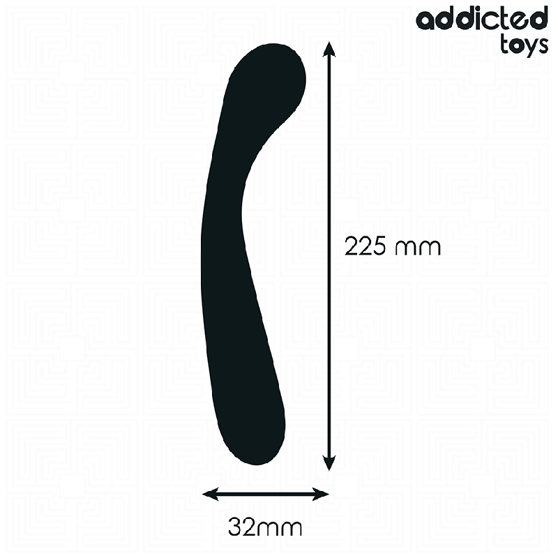 ADDICTED TOYS MASAJEADOR ANAL DOBLE SILICONA 225 CM