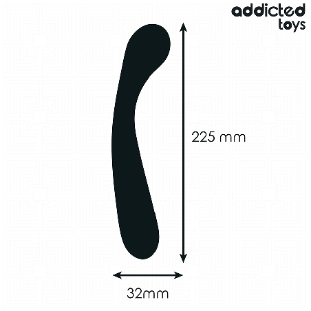 ADDICTED TOYS MASAJEADOR ANAL DOBLE SILICONA 225 CM