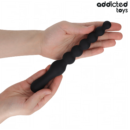 ADDICTED TOYS MASAJEADOR ANAL DOBLE SILICONA 24 CM