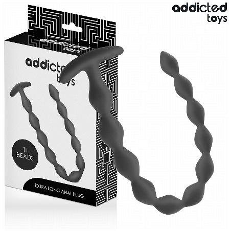ADDICTED TOYS ROSARIO ANAL 27 CM EXTRA LARGO SILICONA