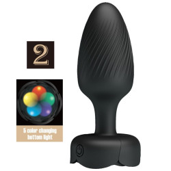 PRETTY LOVE VARIAN PLUG ANAL CON LUZ LED 108 CM
