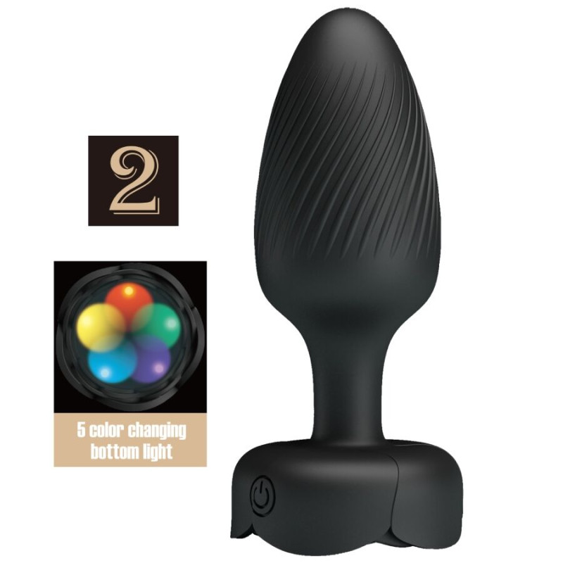PRETTY LOVE VARIAN PLUG ANAL CON LUZ LED 108 CM