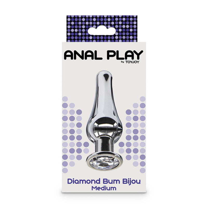 TOYJOY ANAL PLAY DIAMANTE BUM BIJOU PLUG ANAL MEDIANO