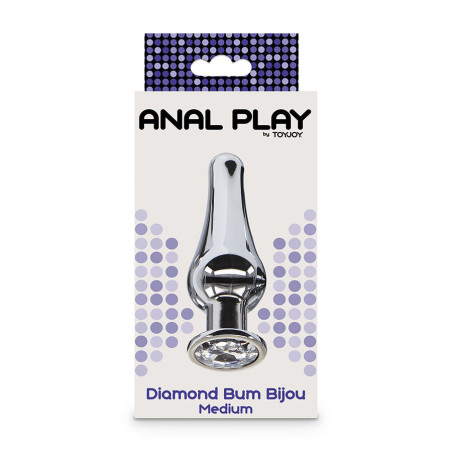 TOYJOY ANAL PLAY DIAMANTE BUM BIJOU PLUG ANAL MEDIANO