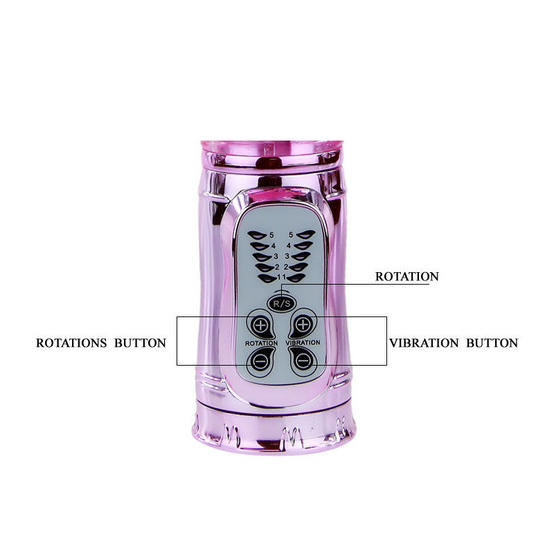 BAILE THROBBING BUNNY ROTADOR RAMPANTE ROSA