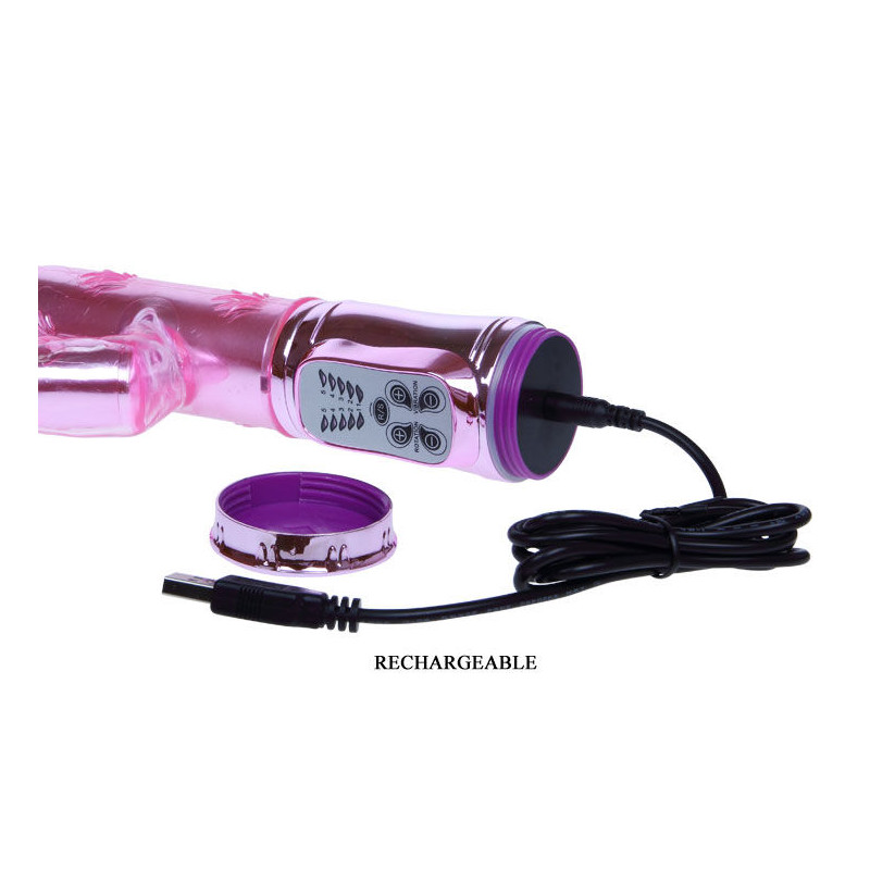 BAILE THROBBING BUNNY ROTADOR RAMPANTE ROSA