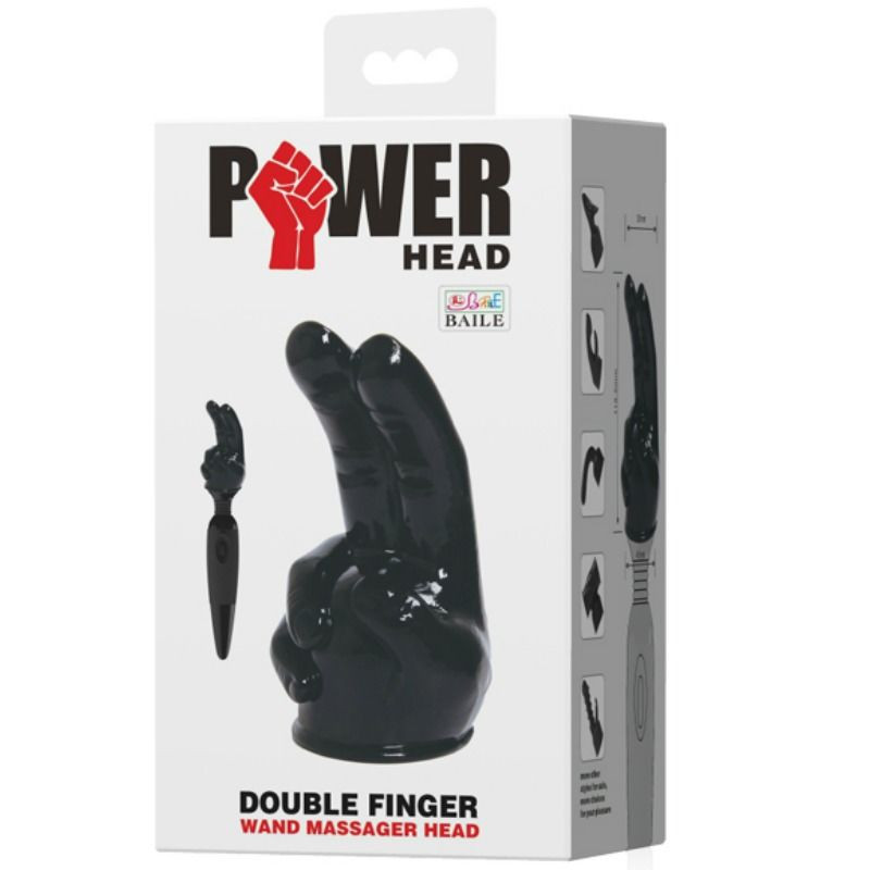BAILE POWER HEADCABEZAL INTERCAMBIABLE PARA MASAJEADOR DISENO MANO