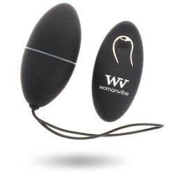 WOMANVIBE ALSAN EGG REMOTE CONTROL BLACK SILICONE BLACK 2
